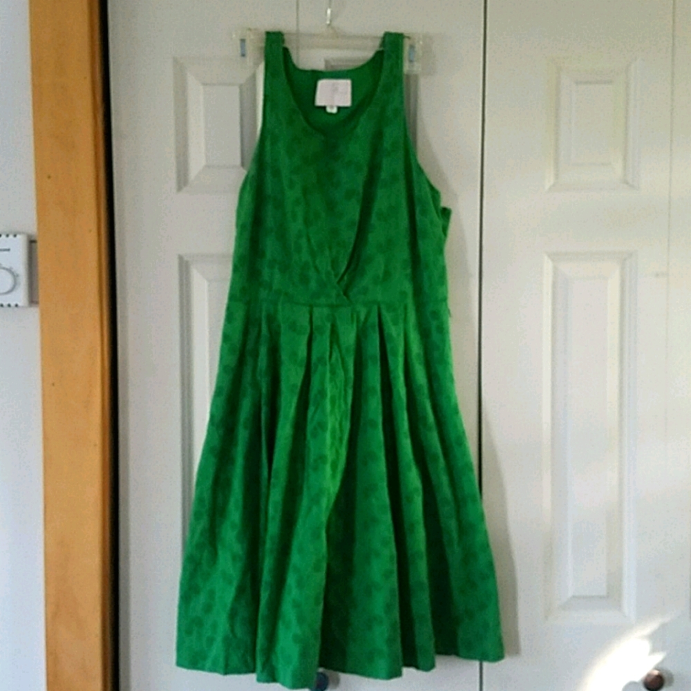 Anthropologie racquet print dress